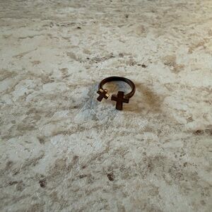 Brandy Melville Brass Cross Ring